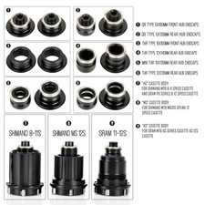 KOOZER MTB Hub End Cap Adapter for 2023 XM490/XM490pro/460/450/360