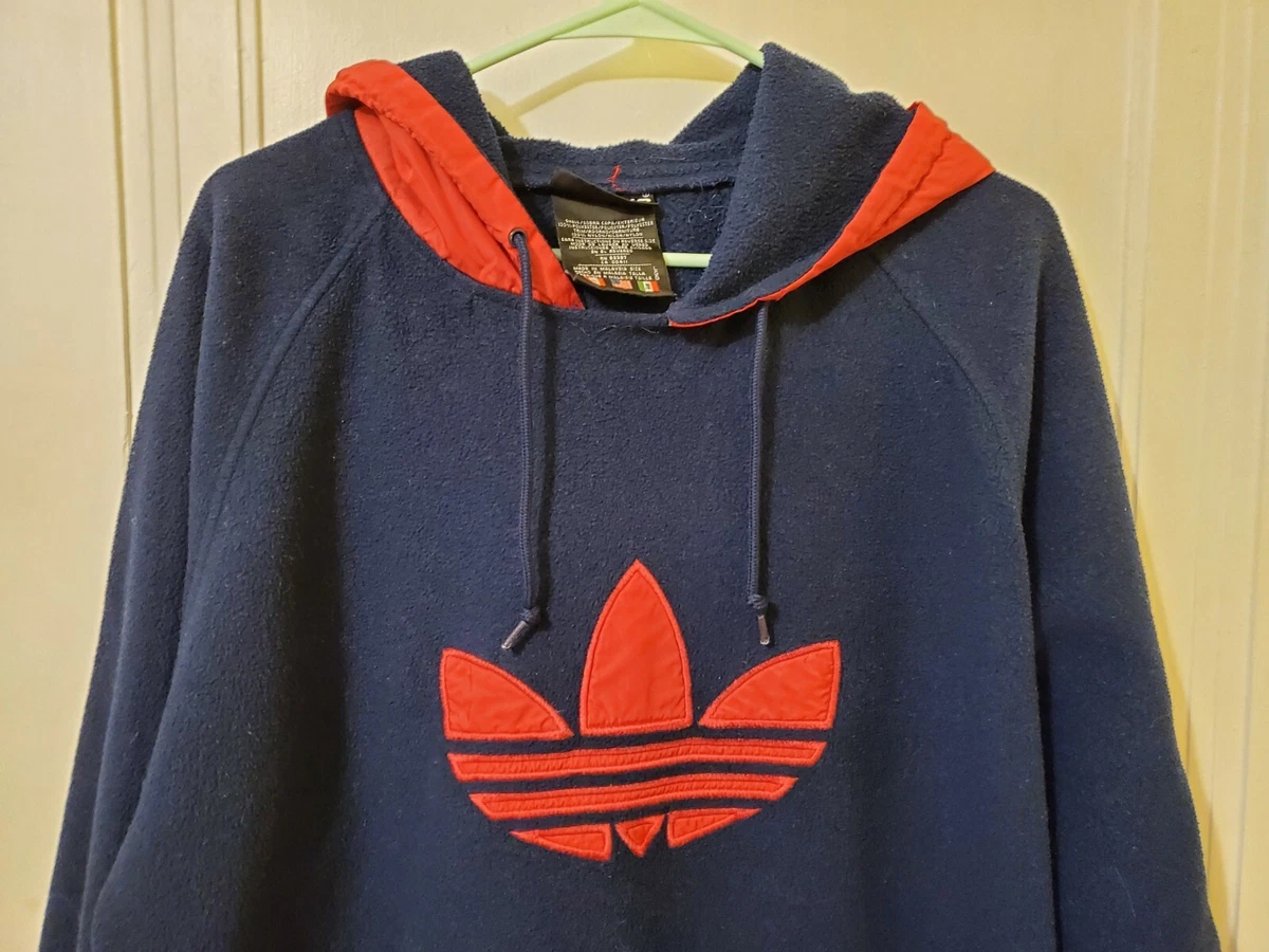 Adidas blue and red hoodie cheap