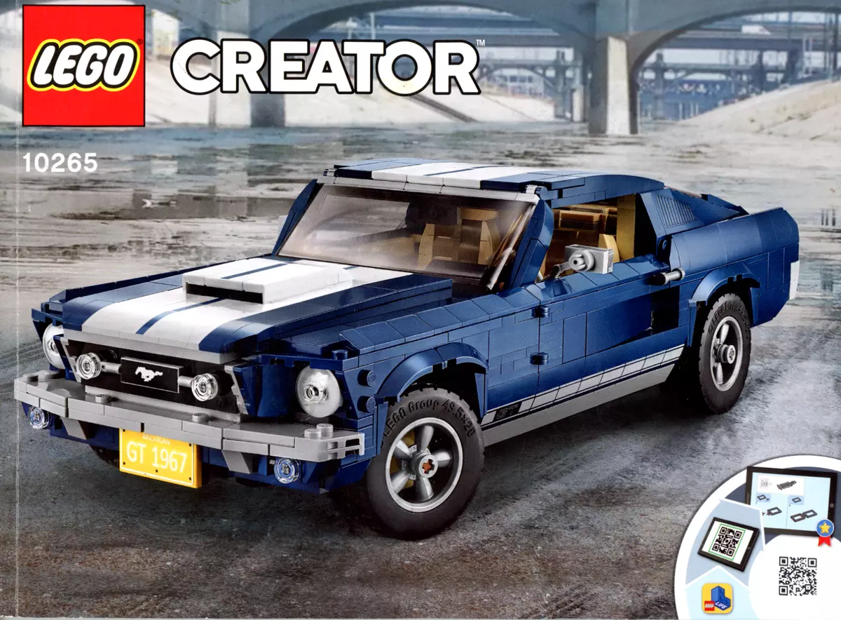 Lego mustang instructions hot sale