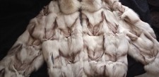Men's Natural fox fur coat