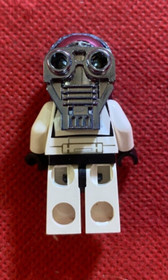 1x LEGO CITY WHITE MAN LIFE ON MARS with BLUE CHROME HELMET Minifigure 60136