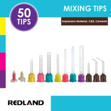 REDLAND Dental Mixing Tips for Impression Material, C&B, Cements (50/BAG)