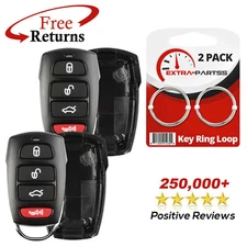 2 Replacement Shell Case Pad No Electronics Included 4b For Hyundai (SY55WY8212)