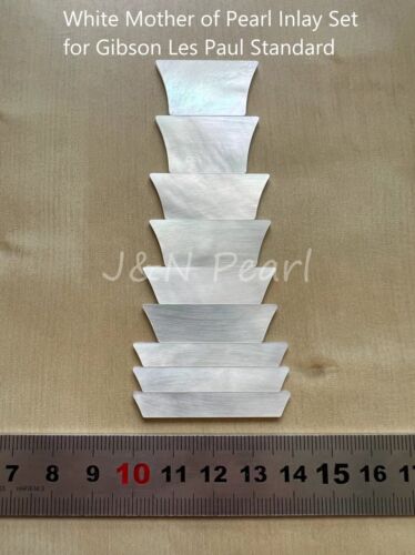 Mother of Pearl & Abalone Inlay Set for Gibson Les Paul Standard, 1.5-2mm Thick - Picture 2 of 23