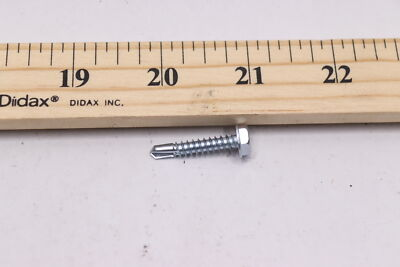 #ad 50 Pk The Project Center Hex Washer Head Drilling Screw 10 16 x 1quot; 41552 $8.23