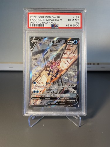 2022 Pokemon Astral Radiance Origin Forme Palkia V Alt Art 167 189 PSA 