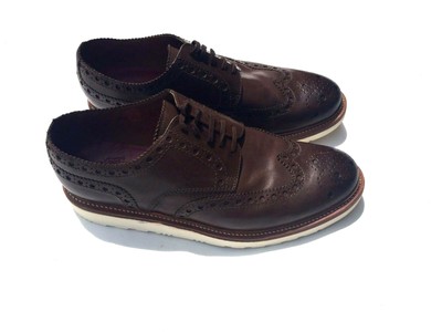 Grenson Archie Brogue Brown Oxford Lace Up Men Shoes Size 12  display picture 1