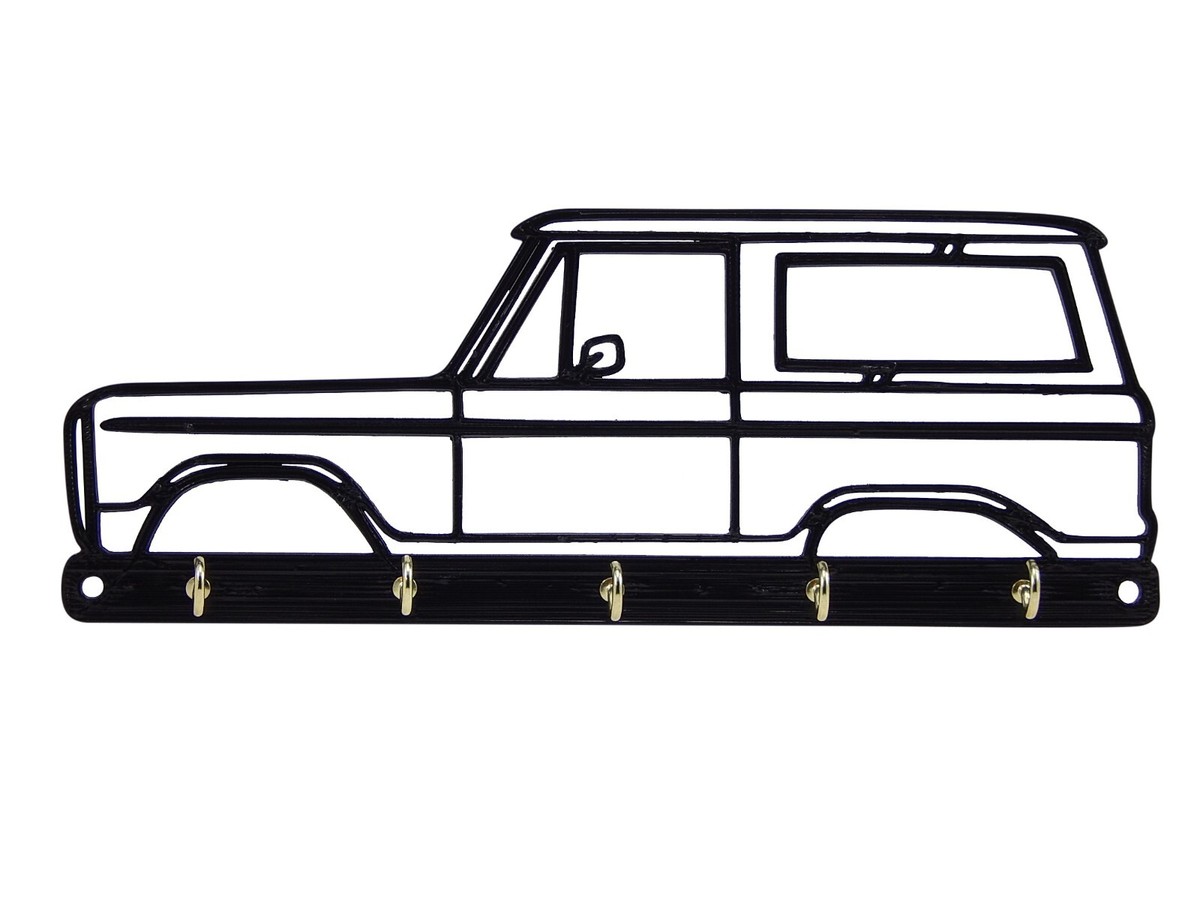 1966 Classic Ford Bronco Key Rack Hook Hanger Holder Entryway