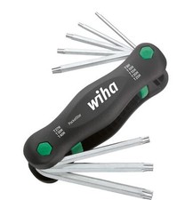 WIHA 25130 Multitool PocketStar&reg; TORX&reg; Tamper Resistant (mit Bohrung) 8-tlg.