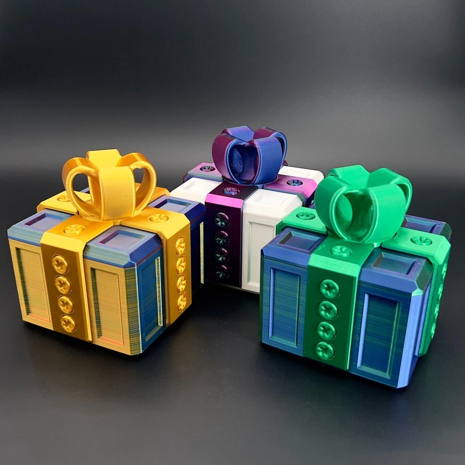 Cajas de regalo molestas - Impresas en 3D - Diferentes colores Foto 4 de 4