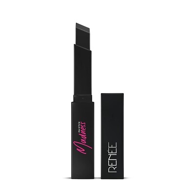 RENEE Madness PH Lipstick 3gm Black Lipstick with Pink Payoff  Long Lasting,