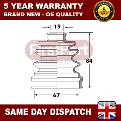 Fits Kia Picanto Hyundai ix35 FirstPart Front Rear Inner CV Joint Boot Set