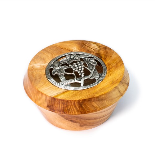 Carbatec Pewter Potpourri Lid - Grapevine - Picture 3 of 5