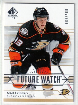 2014-15 SP Authentic FUTURE WATCH #224 Max Friberg RC 995/999
