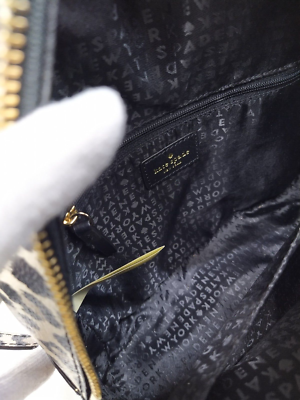 black leopard sammy grove street leather backpack Kate Spade New York Black Leopard Sammy Grove Street Leather Backpack -  $299