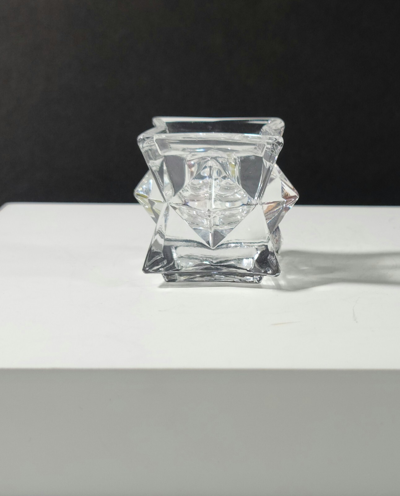 TOSCANY Classic Set/6 Stackable Candle Holders 24 Fine Lead St.