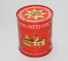 alte Blechdose, Haeberlein Metzger Lebkuchen, N&uuml;rnberg  #C853
