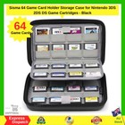 64 Game Card Holder Storage Case for Nintendo 3DS 2DS DS Game Cartridges NEW AU