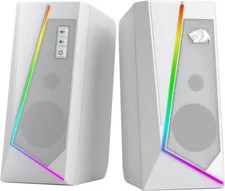 Redragon GS520 RGB Desktop Speakers, 2.0 Channel PC Computer Stereo Speaker with