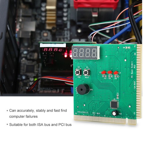 PCI Motherboard Diagnostic Card Post Tester Tester For PCI & ISA For Problem - Bild 2 von 7