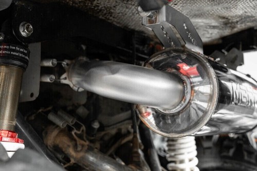 MBRP AT-9801PT for 14-22 CFMOTO ZFORCE 800 (Z8/Z8EX/800/800EX) Slip-On Exhaust - Picture 2 of 8