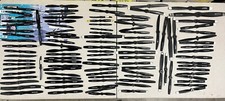 Lot of 138 Master Airscrew Plastic Plane Propellers Different Sizes BLACK 