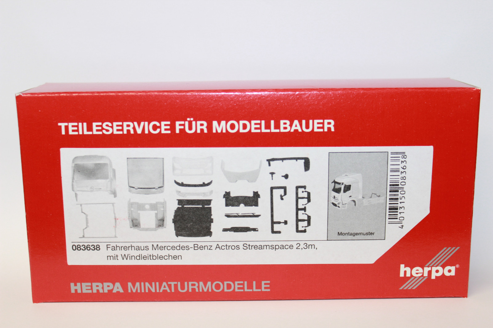 Herpa 083638 MB Actros 11 Streamspace Driver's Cab With Wlb 1:87 H0 New Boxed