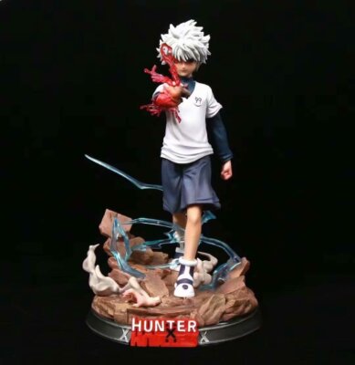 Anime Hunter×Hunter Gon Freecss Killua Zoldyck Statue PVC Figure Model Xmas Gift