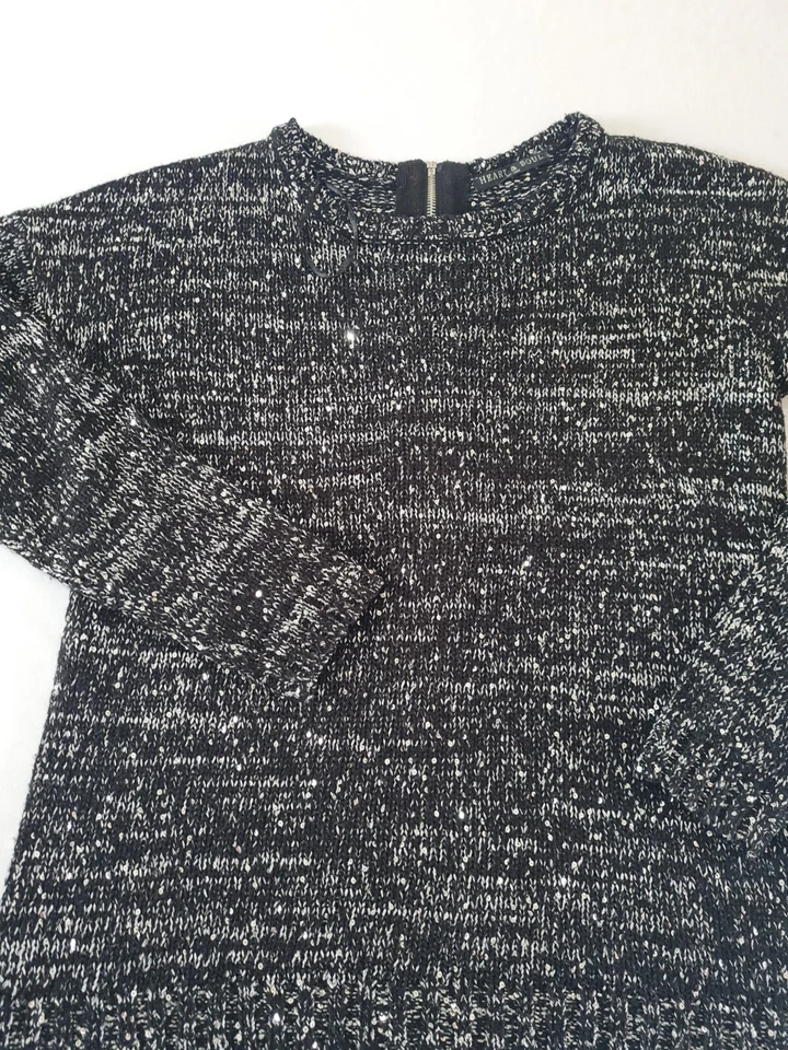 Jersey de mujer Heart & Soul talla M manga larga cremallera trasera negro mezcla 9513 Foto 4 de 4