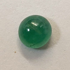 4mm Natural Fine Deep Medium Green Emerald Round Cabochon COLOMBIAN AA Grade