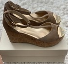 Jimmy Choo Pania Suede Nude Wedges 40,5 — photo 6