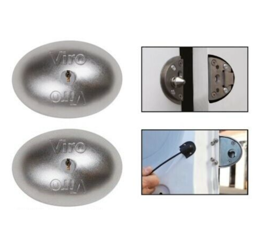 Lucchetto Per Casseforti Lucchetto Alta Sicurezza Voche 73mm Per Furgoni Serratura A Cilindro Nascosta Acciaio 1079220 - Foto 10