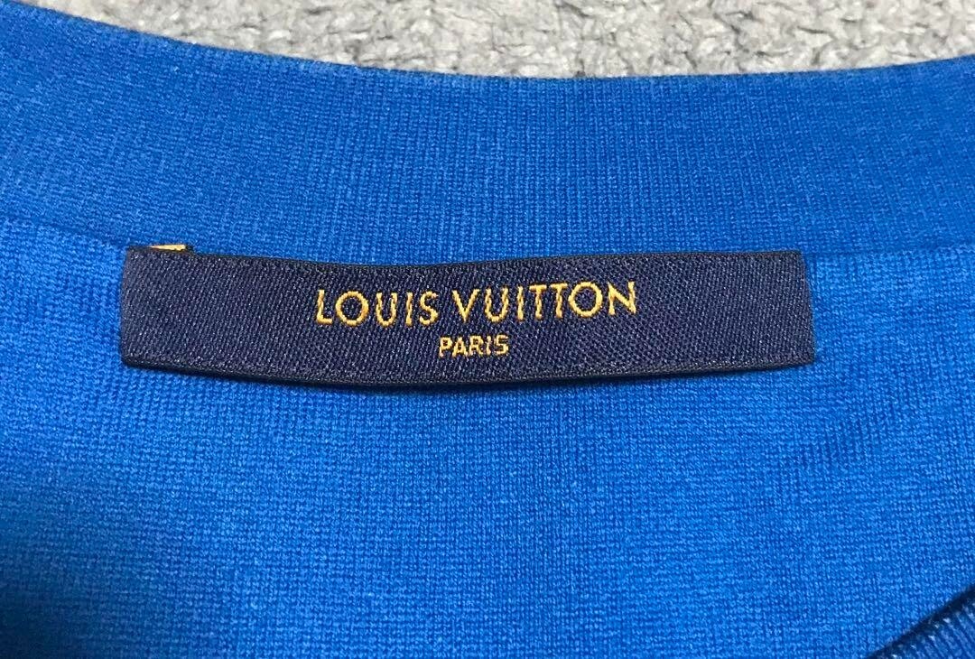 LOUIS VUITTON RM202 NFG HJY79W Cloud Print T-shirt XL Blue LOUIS VUITTON RM202 NFG HJY79W Cloud Print T-shirt XL Blue