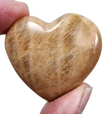 Moonstone Crystal Polished Heart "Premium Grade" Madagascar 27.5 grams