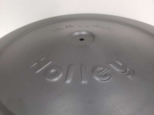 Holley 120-102B 14" Black Air Cleaner Assembly Holley Logo w/Washable Element - Foto 2 di 9