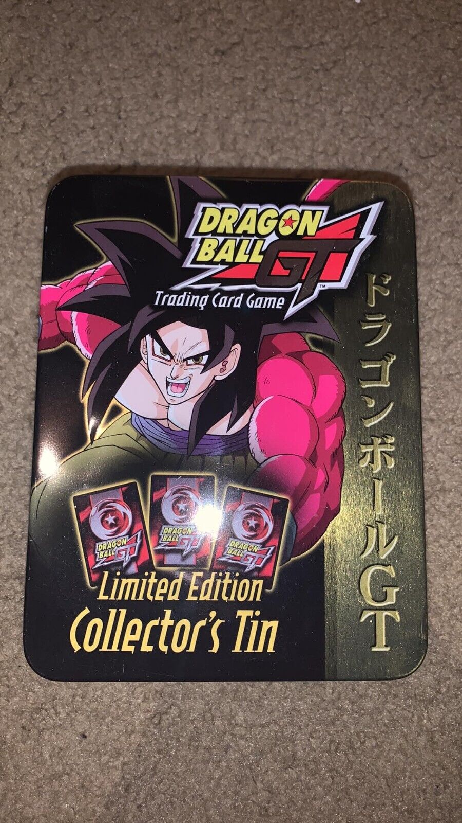 Dragon Ball GT DBGT CCG Goku Limited Edition Collector's Tin Score