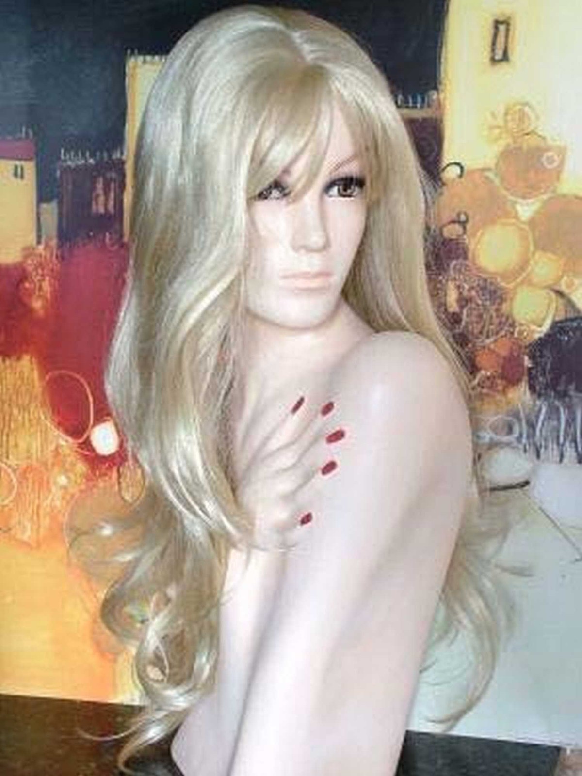 Wigs Ladies Long Fashion Full Wig Blonde Black Brown Wig Wavy Forever Young Wig eBay