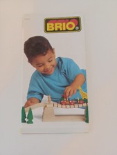 BRIO Wooden Train Paper Pamphlet Fold Out Catalog 35832