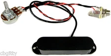 "Black Ice" Pre-wired Single Coil Guitar Pickup with Volume Control - Great tone