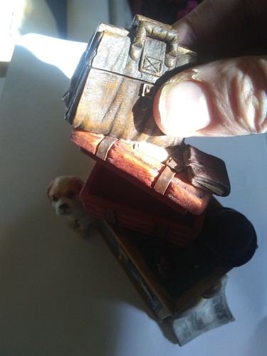 Collectable 'Dog with Luggage' Ornament with secret compartments x3 - Picture 11 of 12