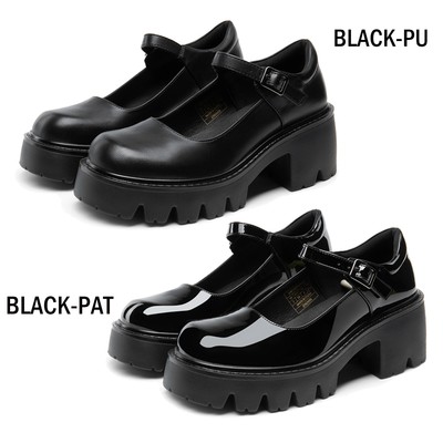 Women Mary Janes Shoes Low Heel Chunky Pumps Round Toe Ankle Strap Pumps Shoes