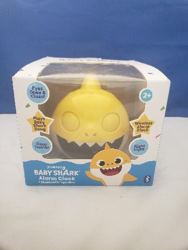 Nickelodeon Baby Shark Alarm Clock Bluetooth Speaker Sound Machine Kids