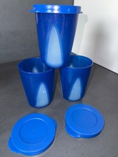 Tupperware Mediterrano Becher 3 Stück blau (teils neu)