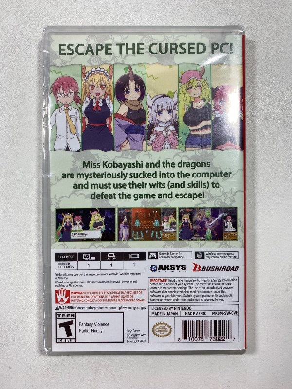 Miss Kobayashi's Dragon Maid Switch le jeu de tir idéal pour vos voyages - 2