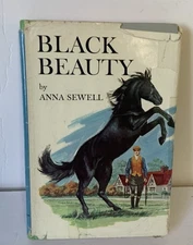 BLACK BEAUTY by Anna Sewell 1954 Junior Deluxe Editions Vintage HB DJ