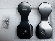 KST Kustoms Black Mirror Brackets Harley Touring Batwing Models 14-Up MB0216