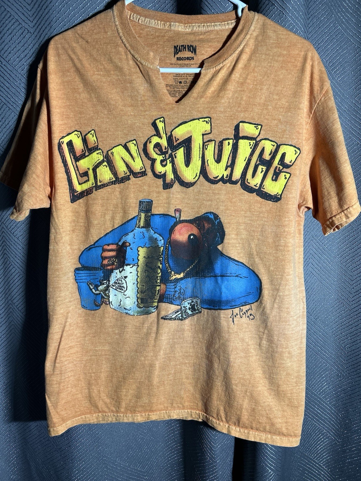 FILA Maglietta Death Row Records Gin & Juice taglia S M