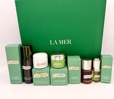 La mer 5 Pc Deluxe Travel Gift Set: Resurfacing Treatment, Renewal Oil, Mask