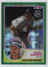 2018 Topps Silver Pack 1983 Design Chrome Green 71/99 Randy Johnson #137 HOF 0l2