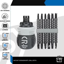 Mini Ratchet Precision Screwdriver Magnetic 13 in 1 Telescopic Labor-Saving Hand